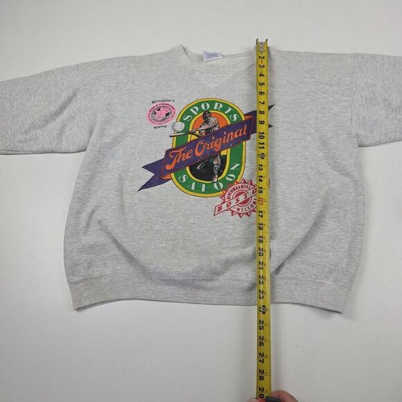 Vintage Discus Athletic Sweatshirt Mens Large Original Sports Saloon 90s USA - Picture 7 of 12